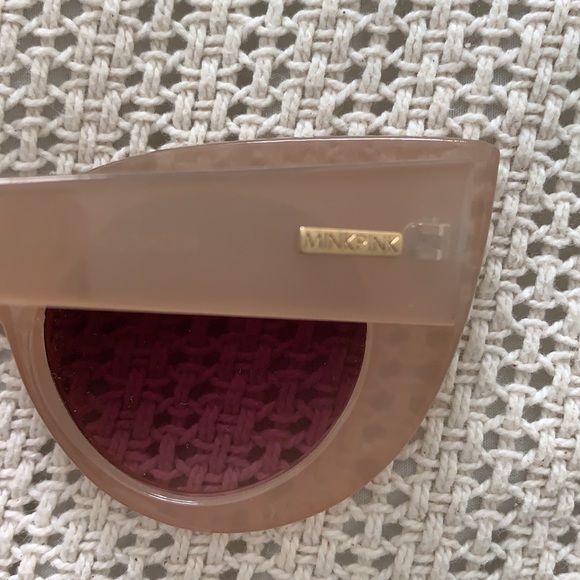 Minkpink Light Pink, Taupey Cat Eye Sunglasses - Picture 5 of 6